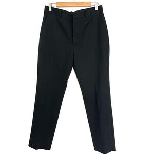 All Saints Alba Wool Trousers, Black Straight Leg, 30